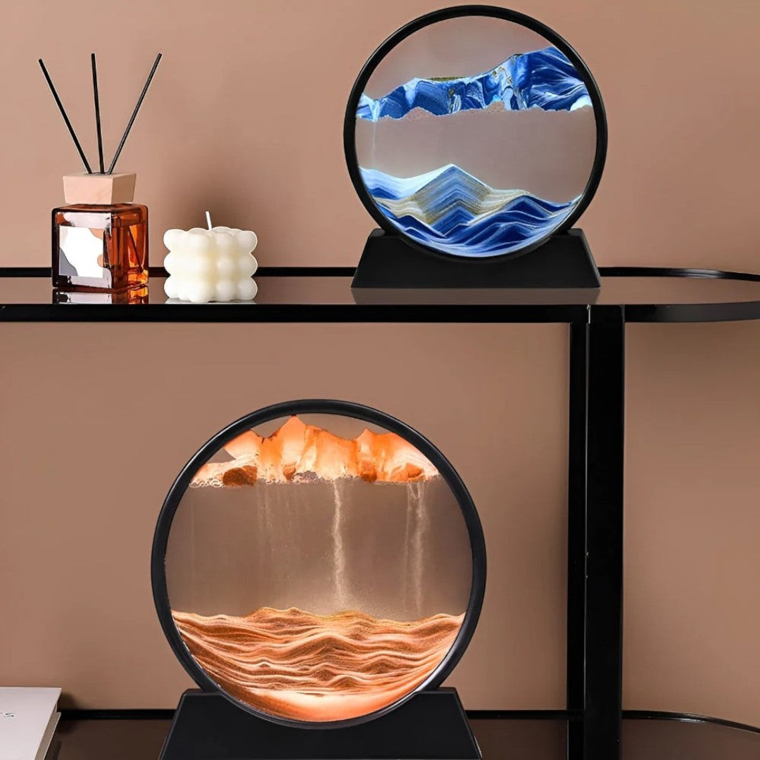 Arte de Arena 3D Decorativo | Vidrio
