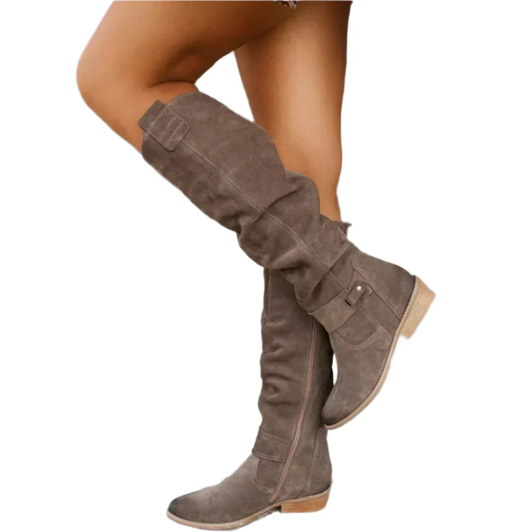 Bottes Classiques En Daim Pour Femme | Hiver
