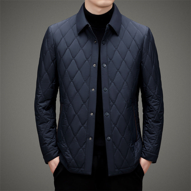 Veste D'hiver Boutonnée Pour Homme | Manches Longues