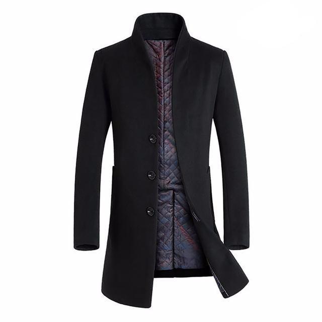 Veste Longue D’Hiver Pour Homme | Manches Longues