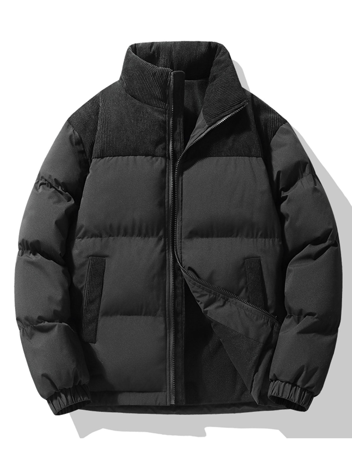Doudoune D'hiver Classique Pour Homme | Fermeture Éclair