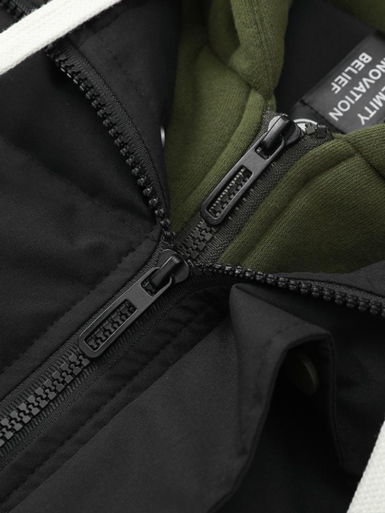 Doudoune À Capuche Tendance Pour Homme | Hiver