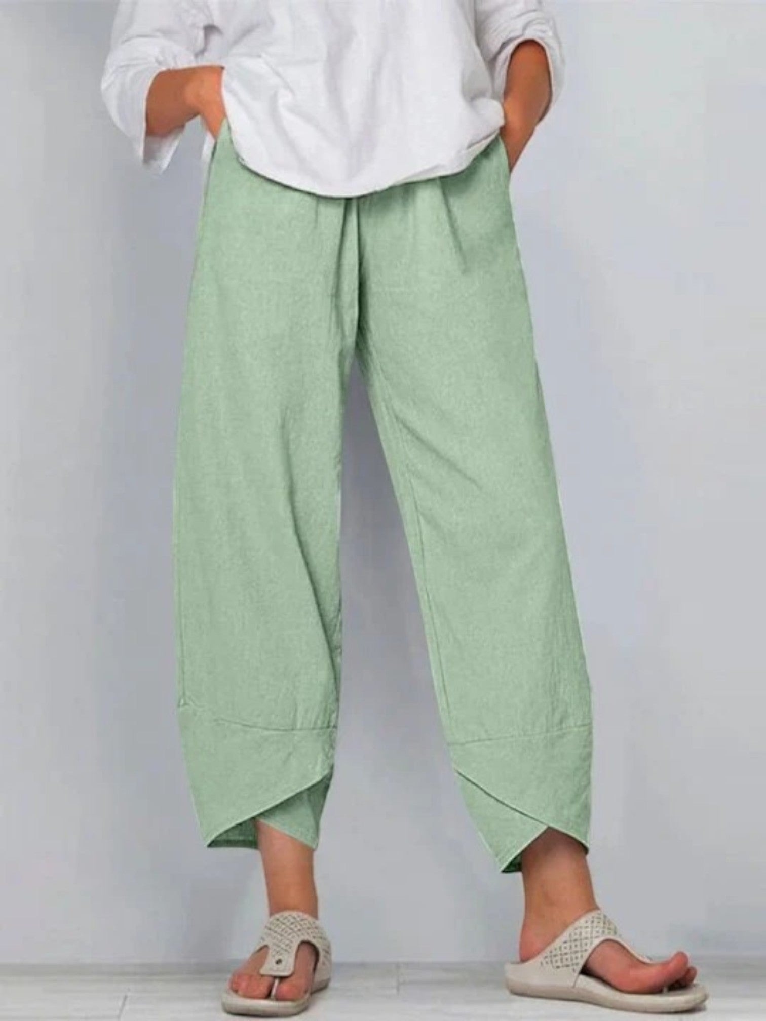 Amara | Pantalon D'été Décontracté À Jambe Large Pour Femmes