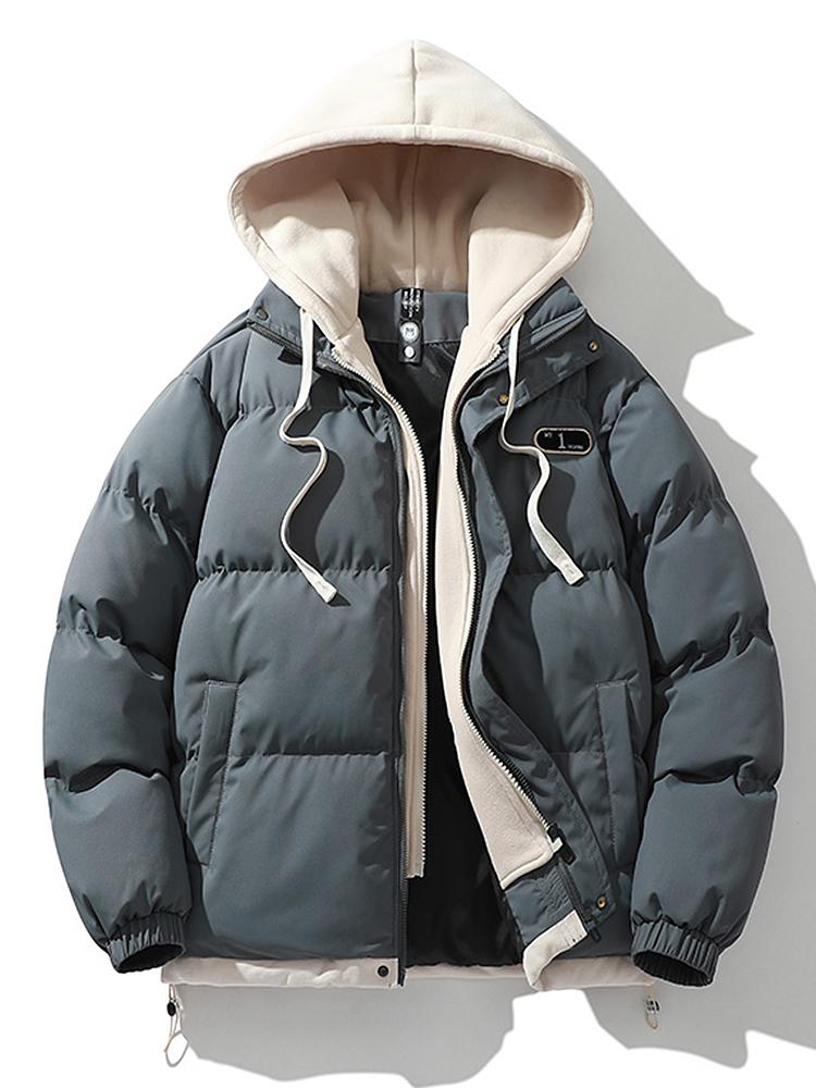 Doudoune À Capuche Tendance Pour Homme | Hiver