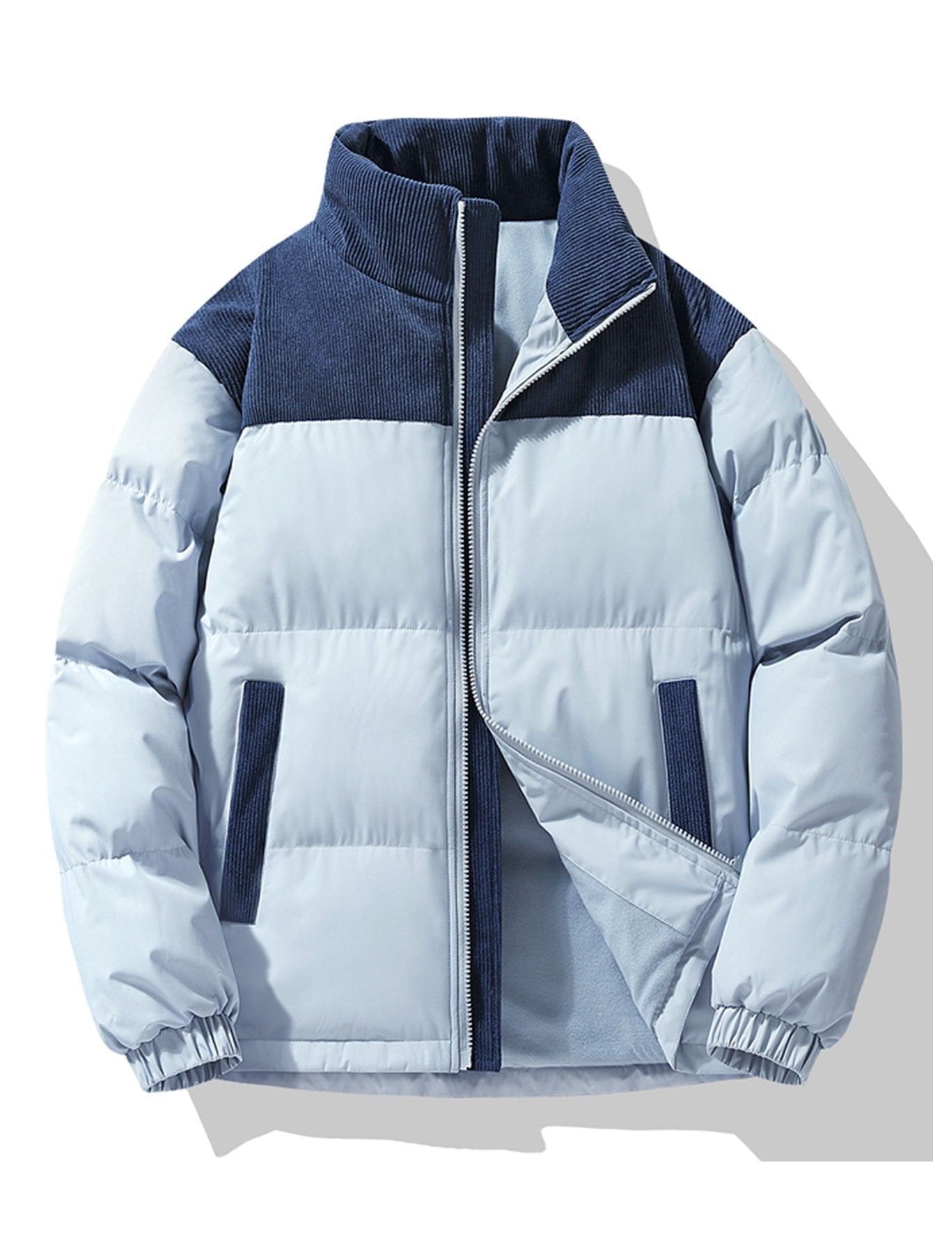 Doudoune D'hiver Classique Pour Homme | Fermeture Éclair