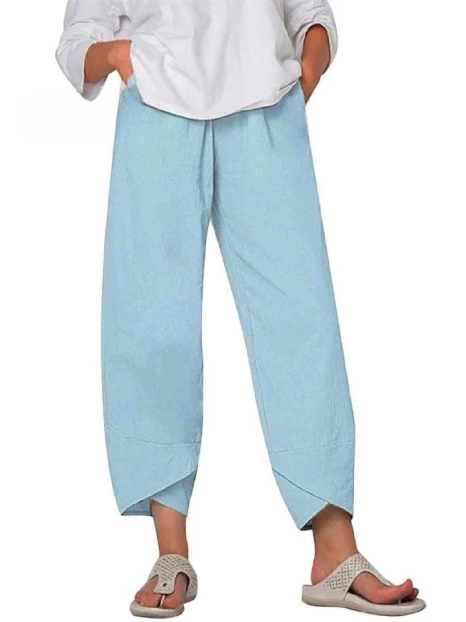 Amara | Pantalon D'été Décontracté À Jambe Large Pour Femmes