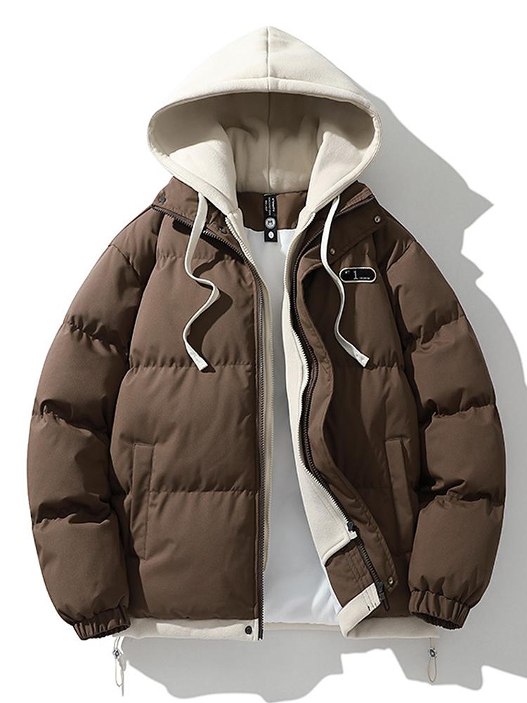 Doudoune À Capuche Tendance Pour Homme | Hiver