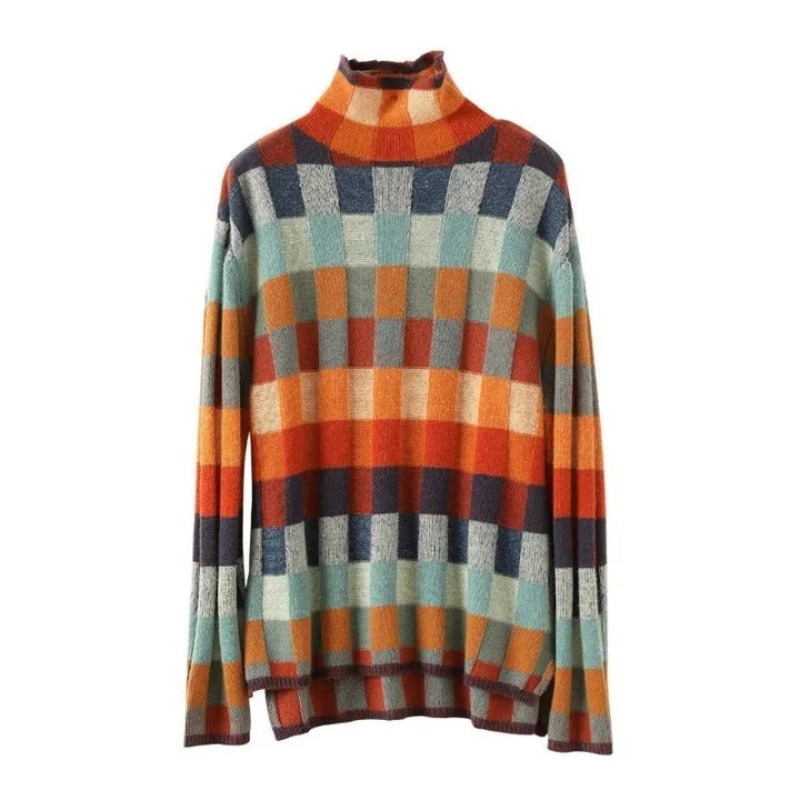 Pull Col Roulé En Cachemire Pour Femme | Manches Longues