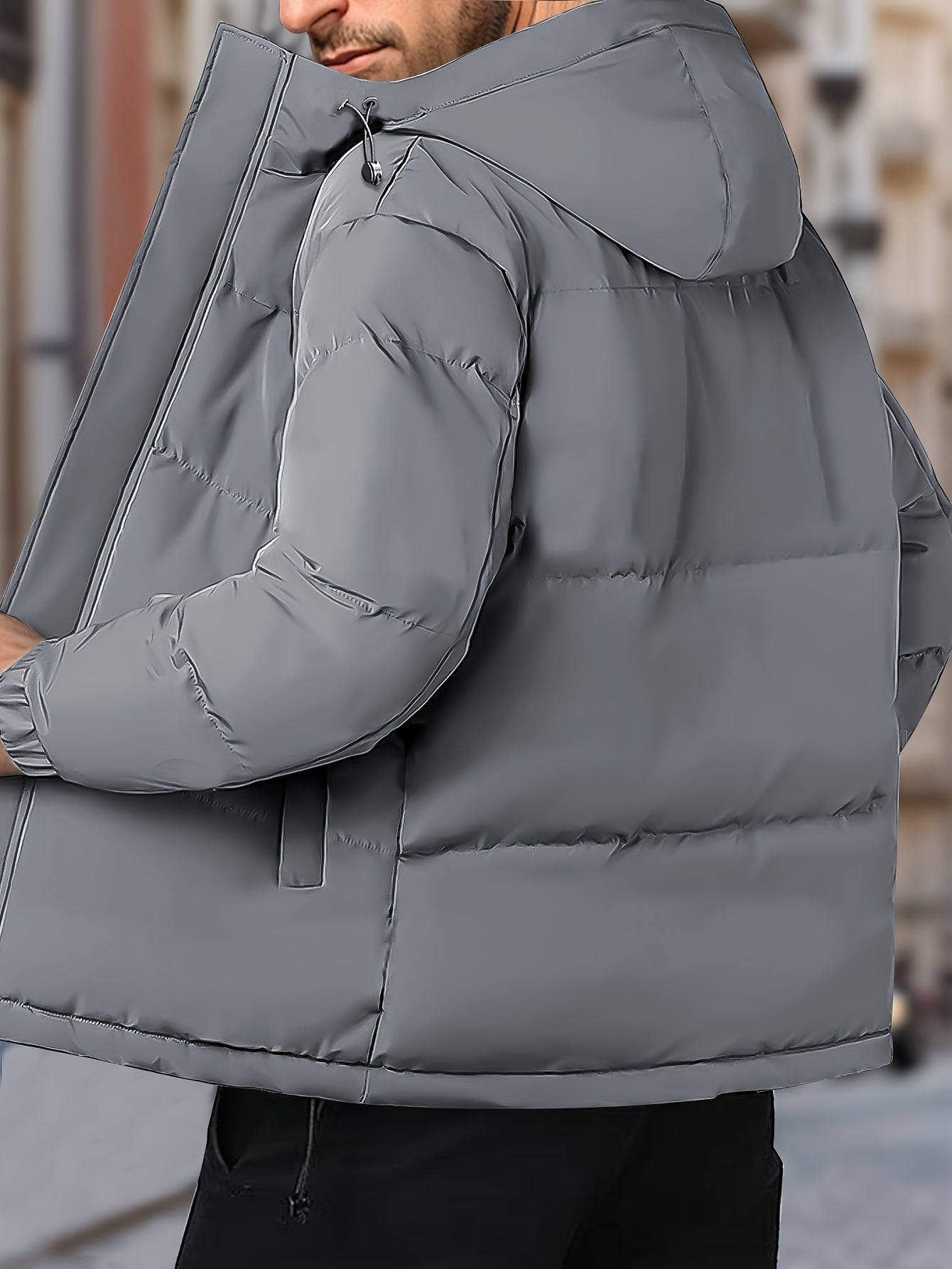 Veste D’Hiver Pour Homme Avec Capuche | Zippée