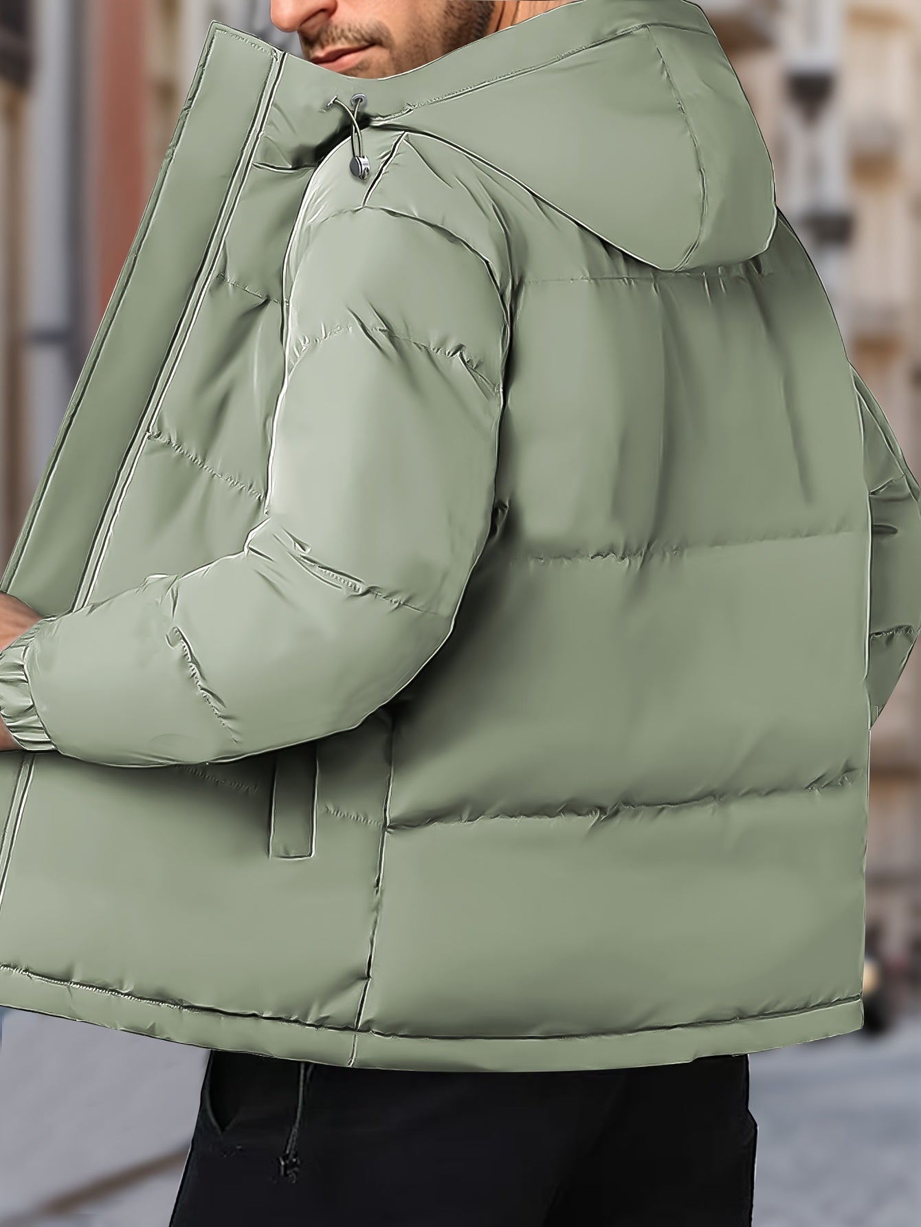 Veste D’Hiver Pour Homme Avec Capuche | Zippée