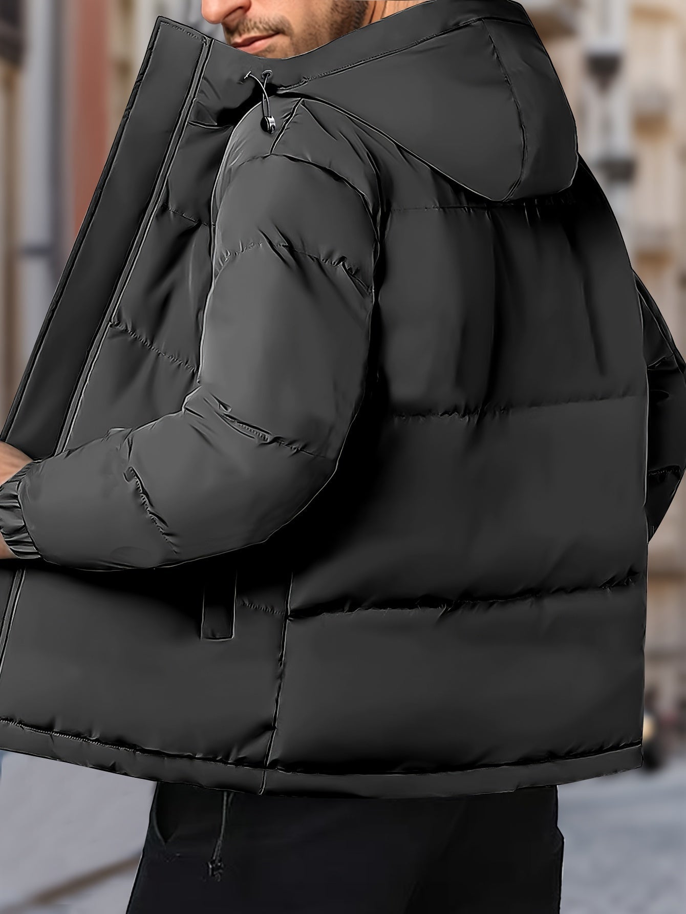 Veste D’Hiver Pour Homme Avec Capuche | Zippée