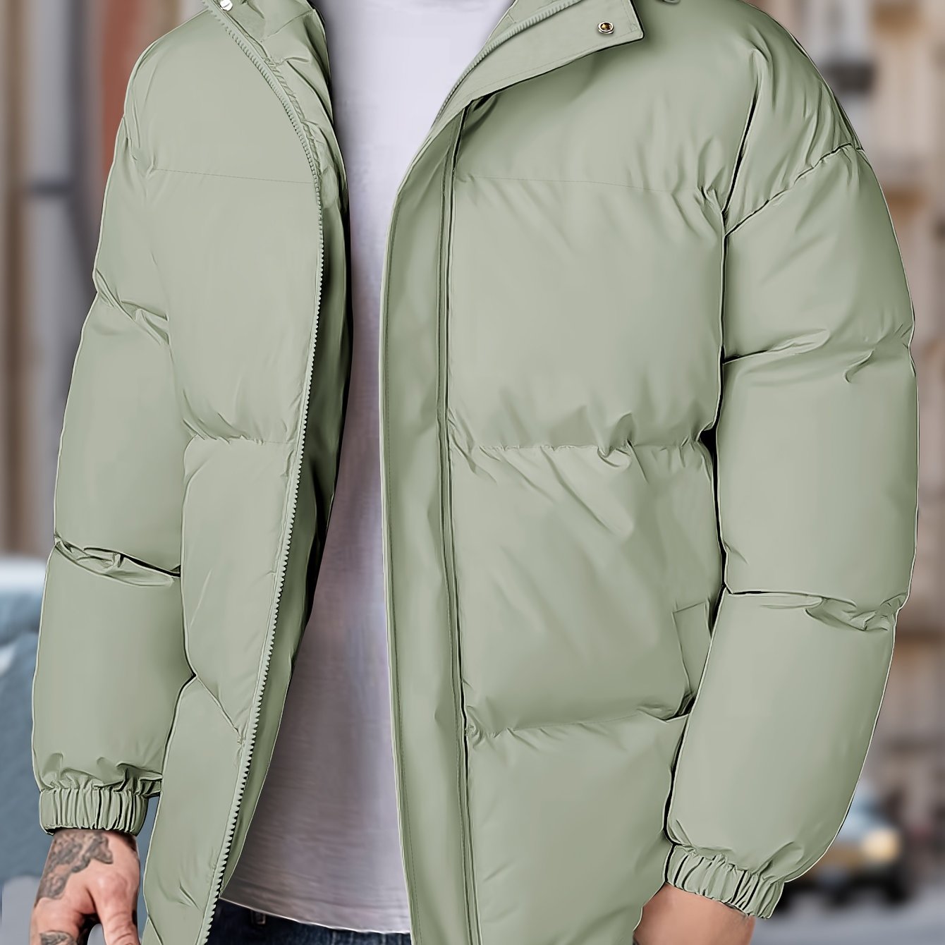 Veste D’Hiver Pour Homme Avec Capuche | Zippée