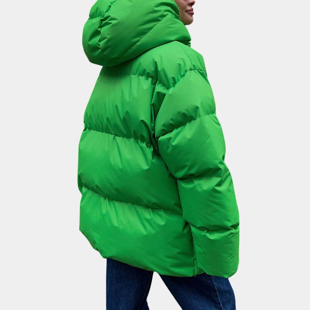 Veste Doudoune D’Hiver Pour Femme Avec Capuche | Manches Longues
