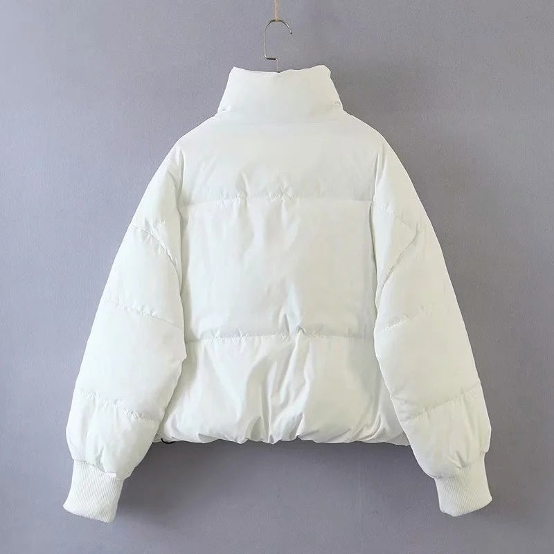 Veste Doudoune Stylée Pour Femme Avec Fermeture Éclair | Hiver