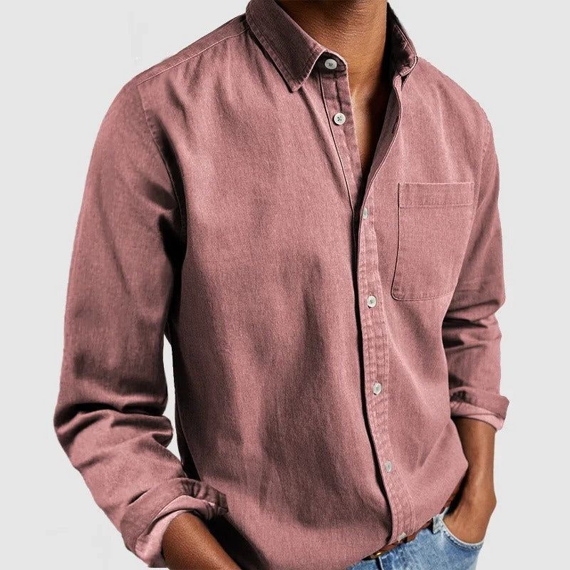Chemise Habillée Homme À Manches Longues | Fermeture À Boutons