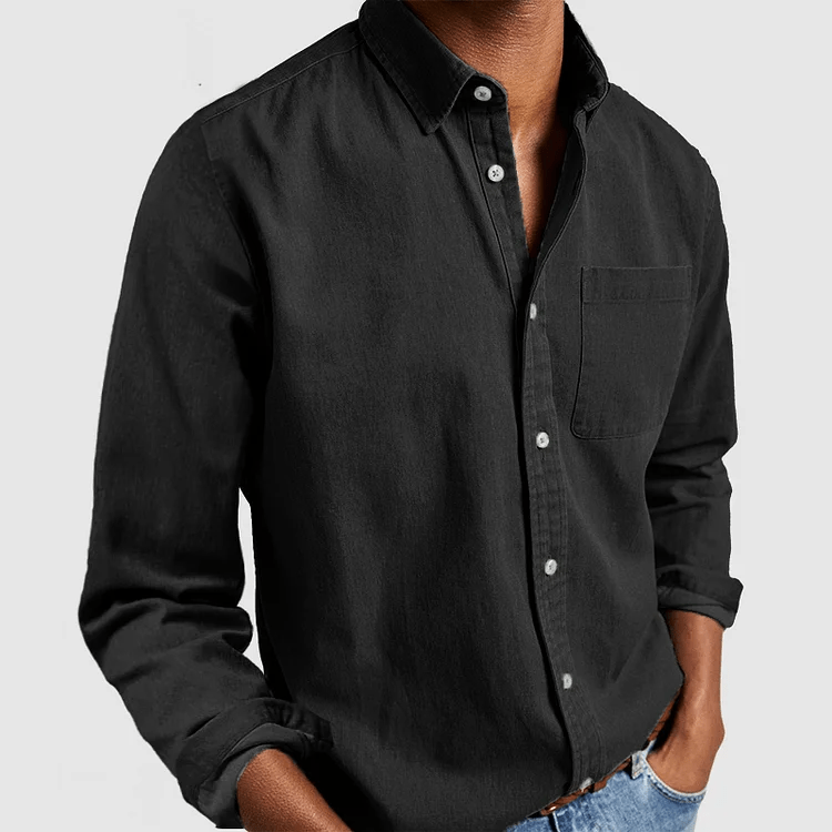 Chemise Habillée Homme À Manches Longues | Fermeture À Boutons