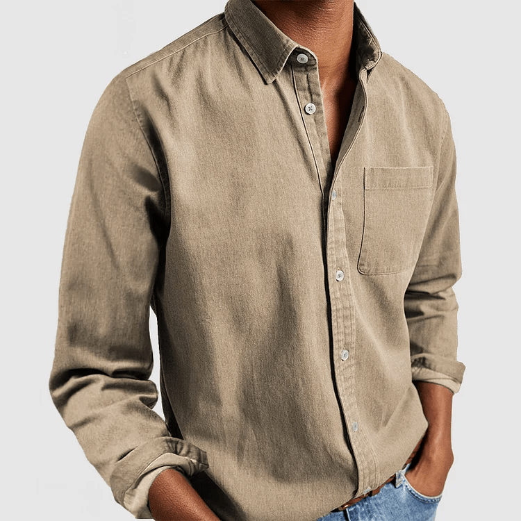 Chemise Habillée Homme À Manches Longues | Fermeture À Boutons