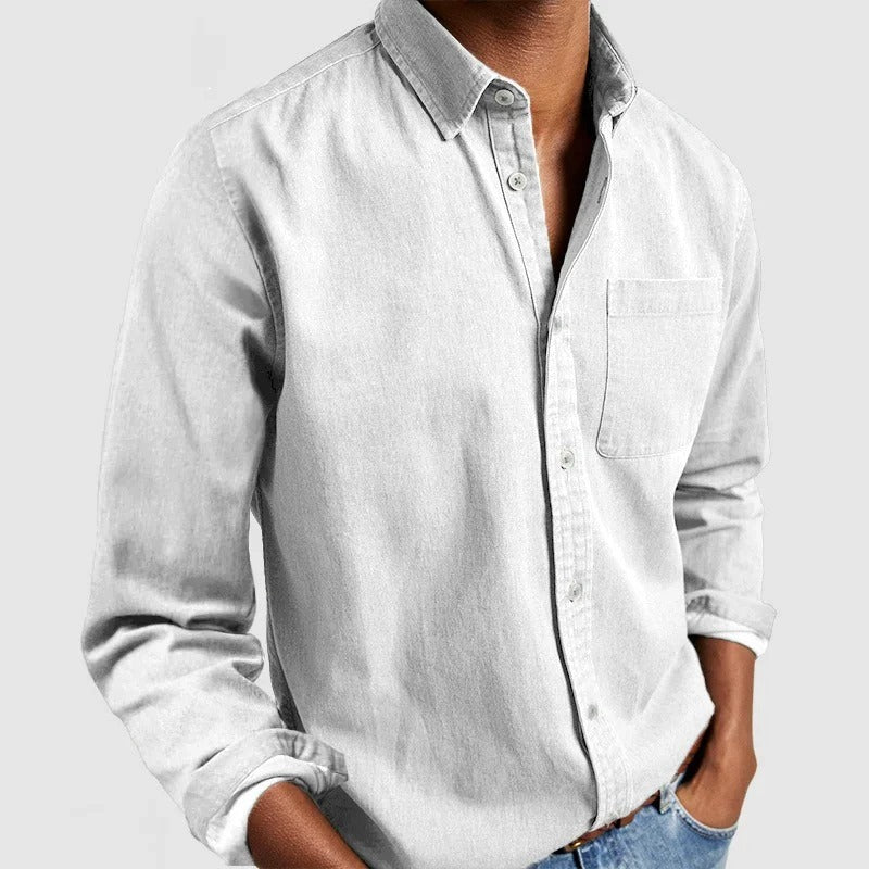 Chemise Habillée Homme À Manches Longues | Fermeture À Boutons