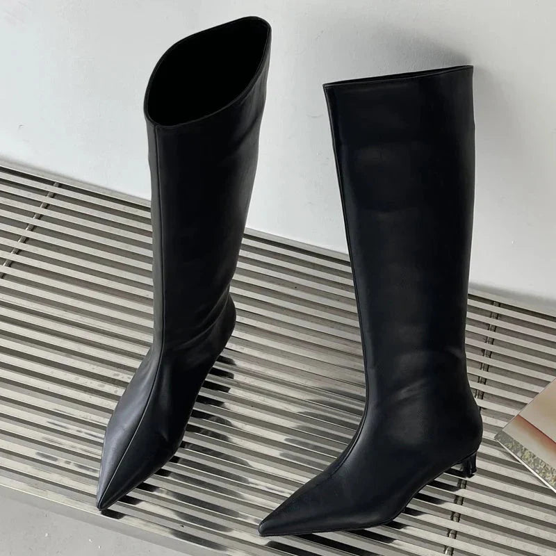 Bottes Pointues Hautes Au Genou | Hiver