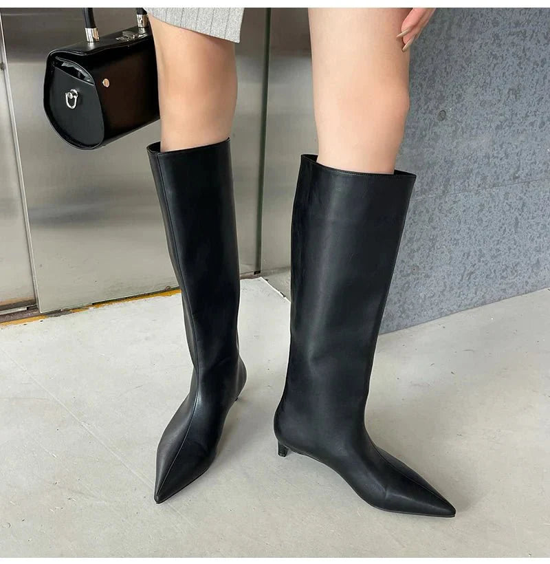 Bottes Pointues Hautes Au Genou | Hiver