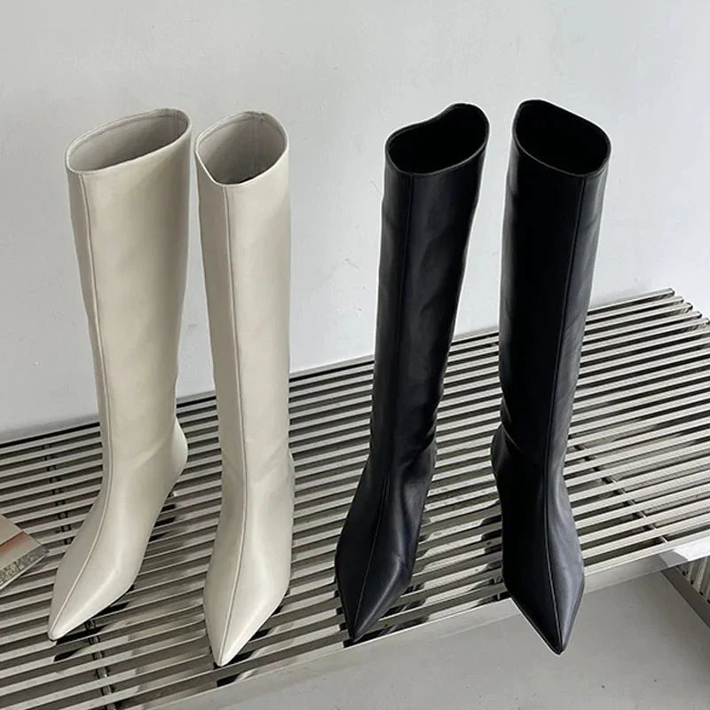 Bottes Pointues Hautes Au Genou | Hiver