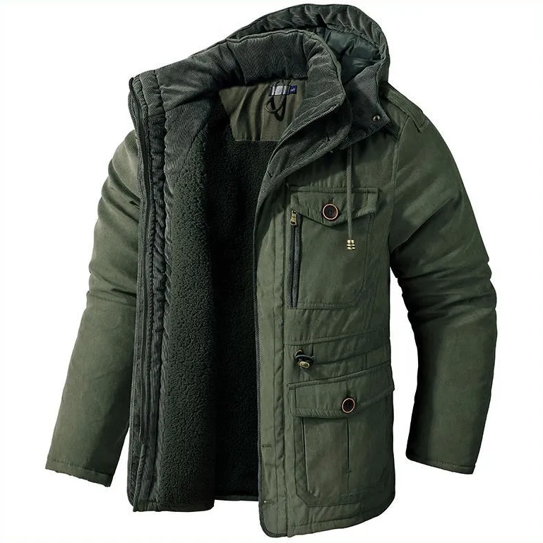 Veste Pour Homme Avec Doublure Chaude | Zippée