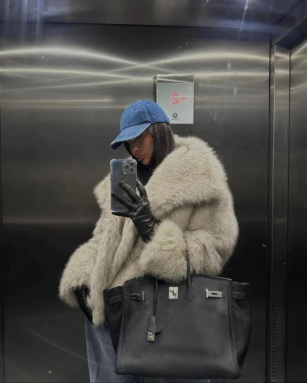 Manteau En Fourrure À Manches Longues Pour Femme | Décontracté