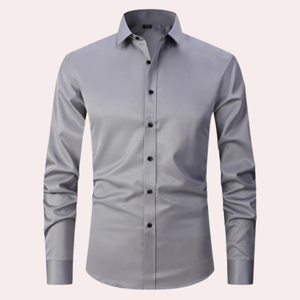 Chemise Formelle Extensible Pour Homme | Manche Longue
