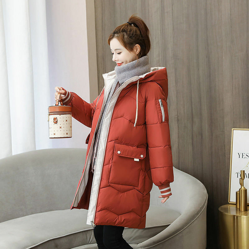 Manteau D'hiver Matelassé À Capuche Pour Femme | Fermeture Éclair