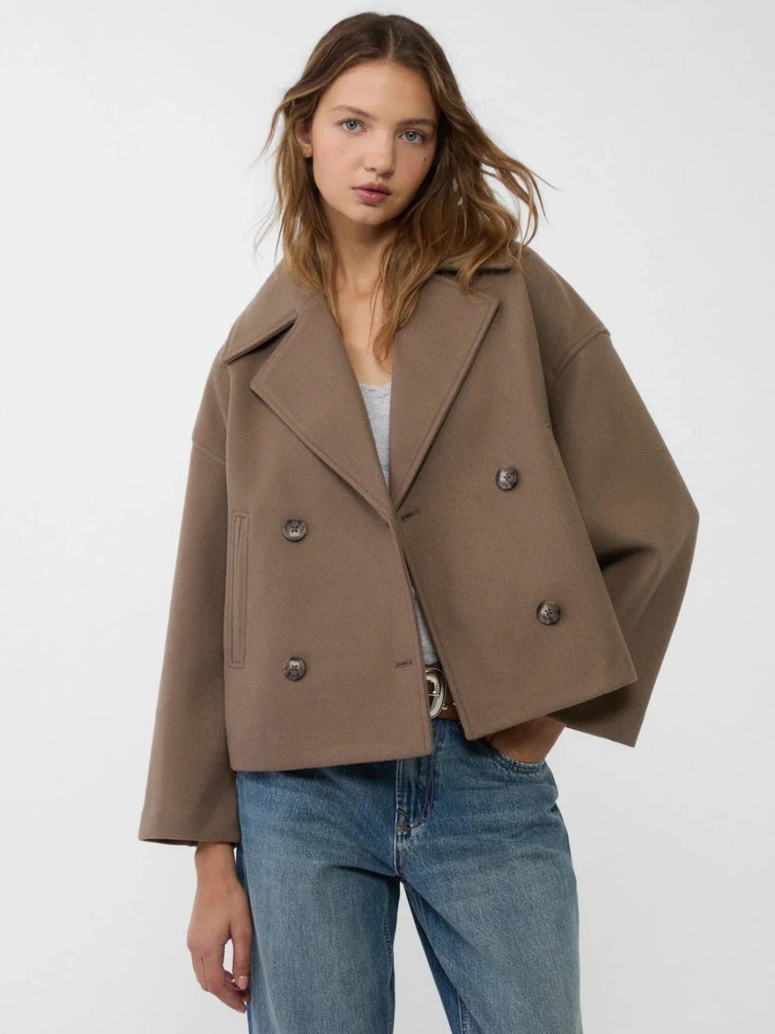Amelia | Veste Croisée Classique | Double Boutonnage