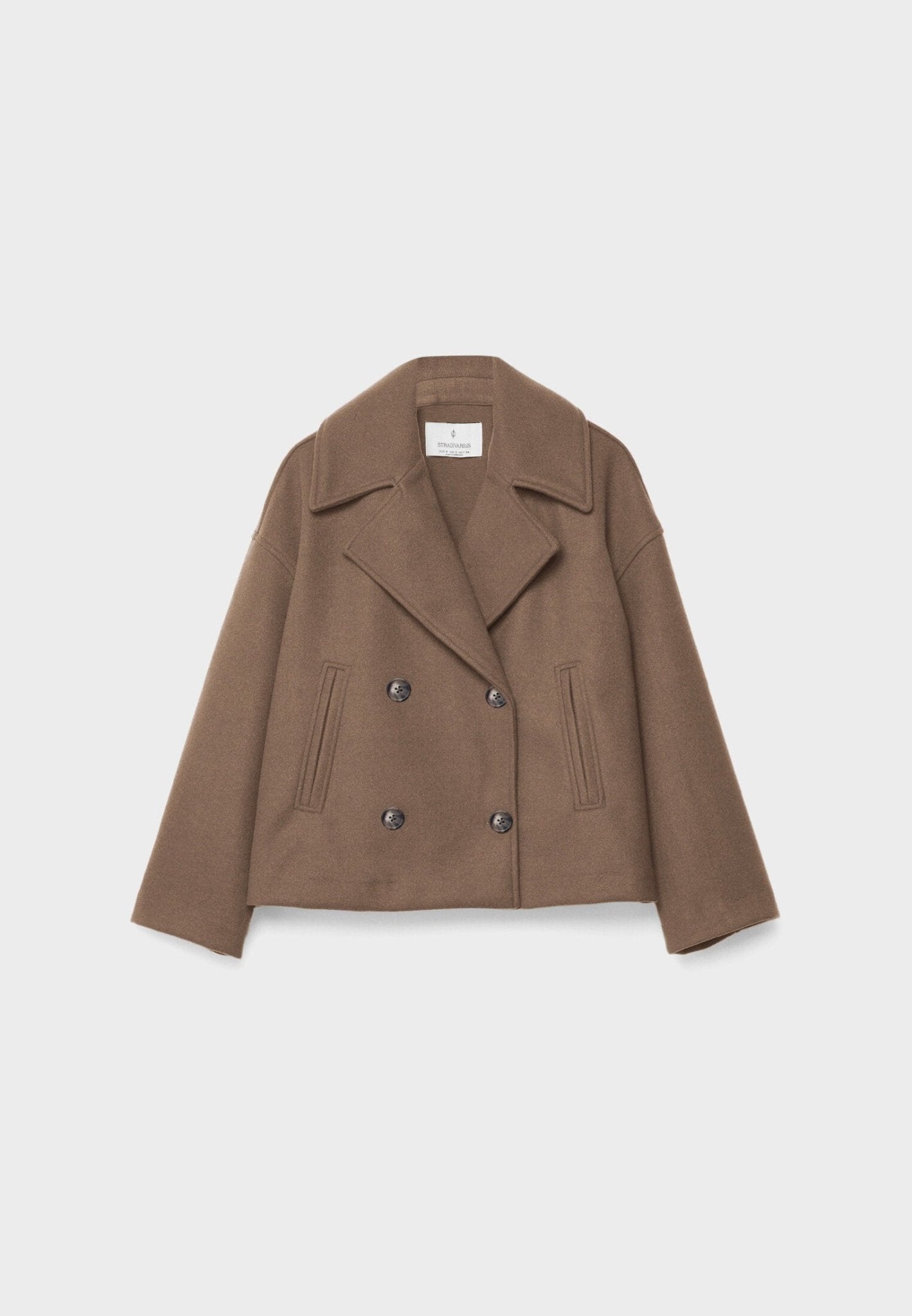 Veste Courte Décontractée Avec Détails Boutonnés Pour Femme | Automne