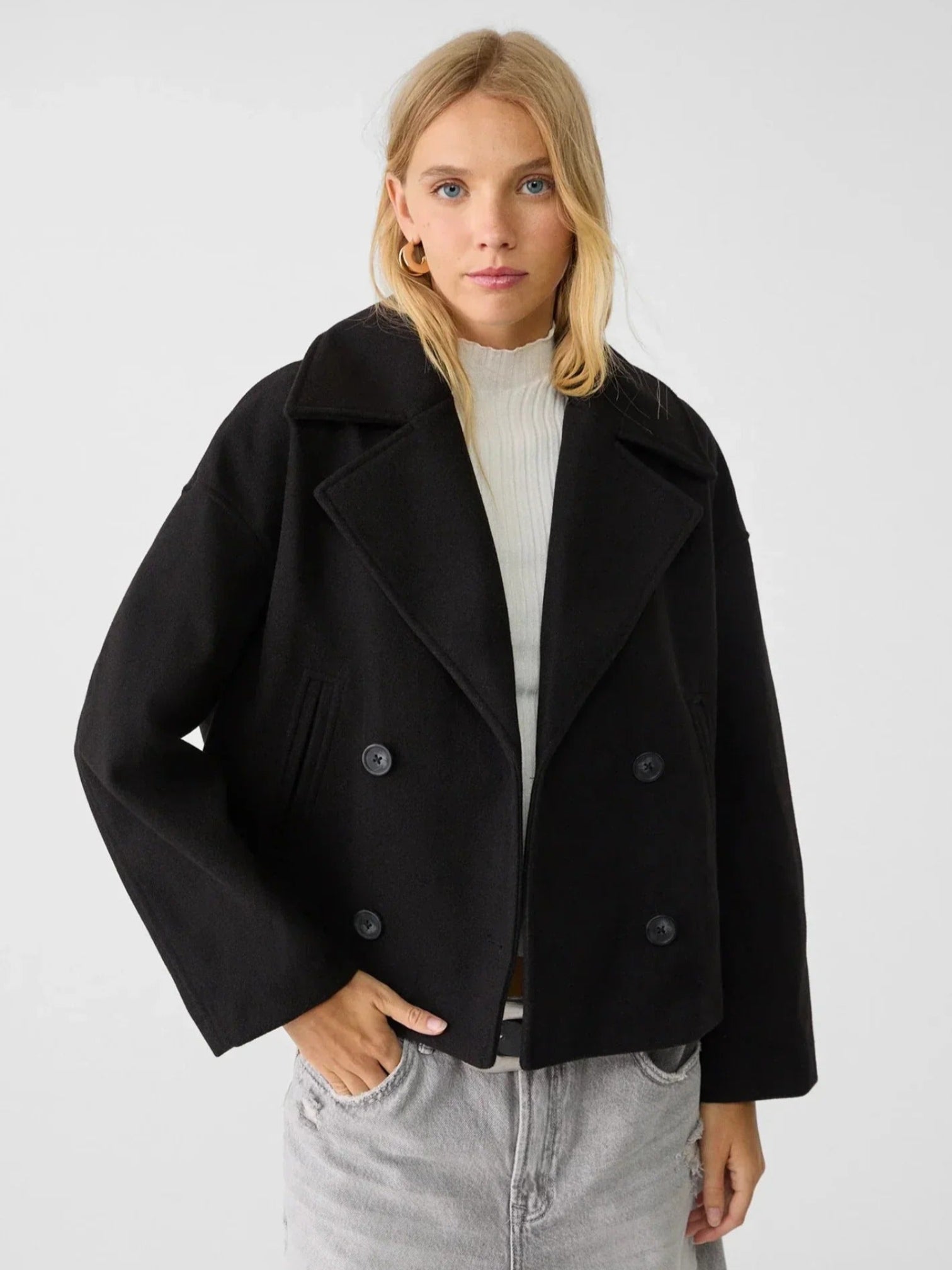 Amelia | Veste Croisée Classique | Double Boutonnage
