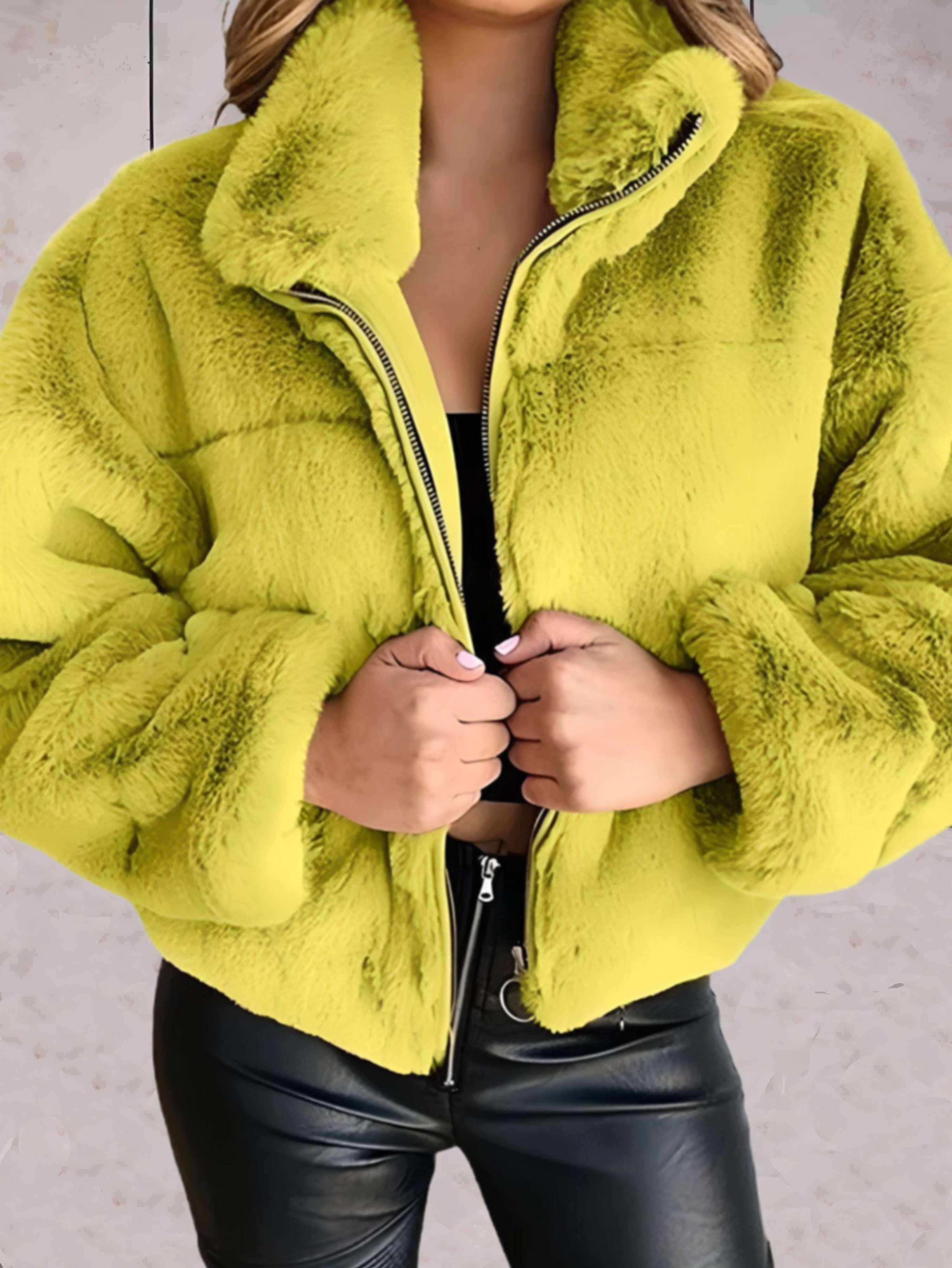 Veste D’Hiver Pour Femme Avec Fermeture Éclair | Courte
