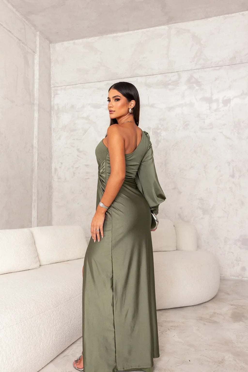 Robe De Soirée Asymétrique Pour Femme | Maxi