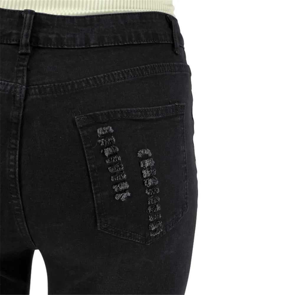 Jeans Extensibles Grandes Tailles Pour Femme | Avec Fermeture Éclair