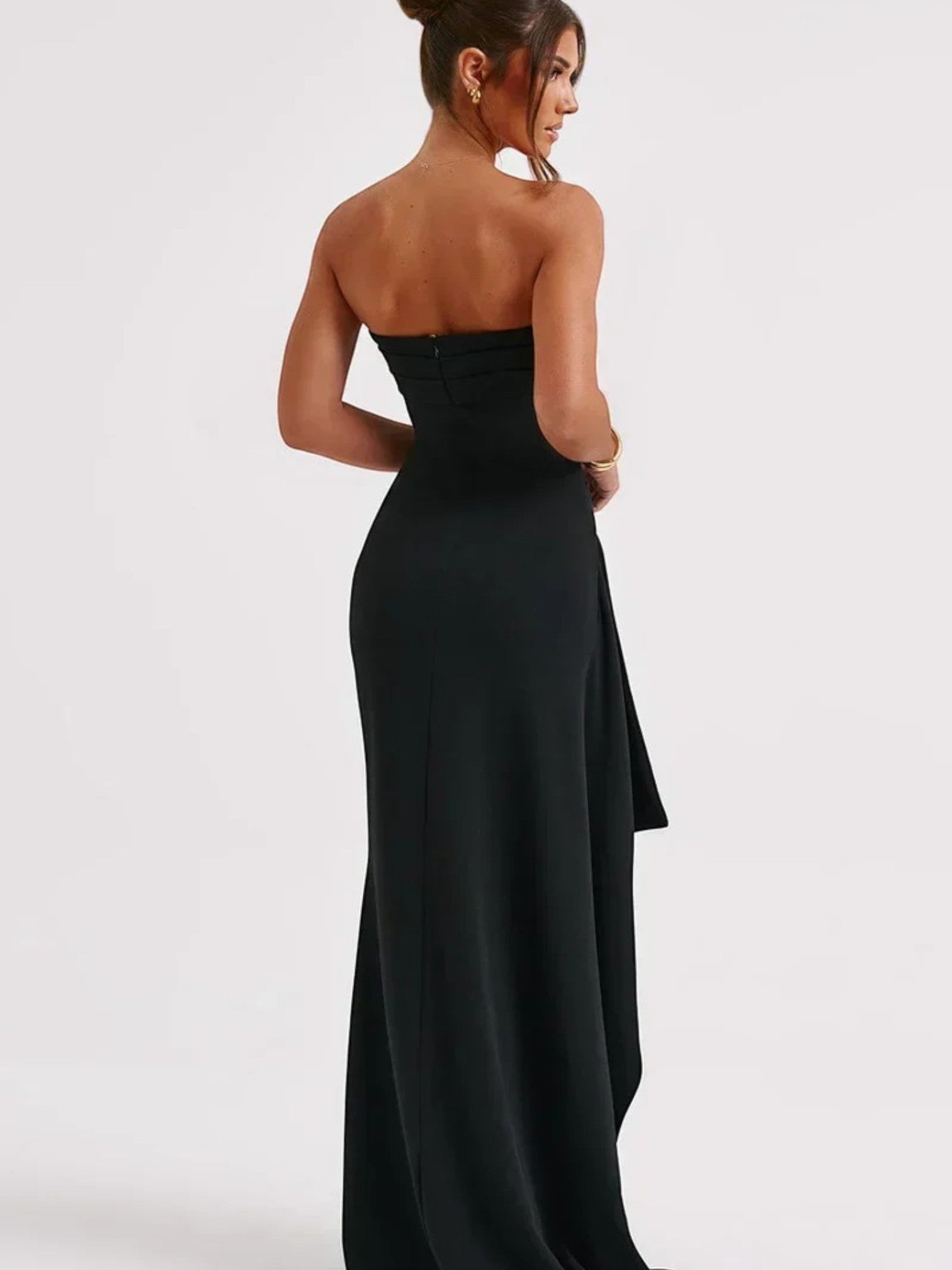 Delphine | Robe Élégante Sans Bretelles Pour Femmes | Maxi