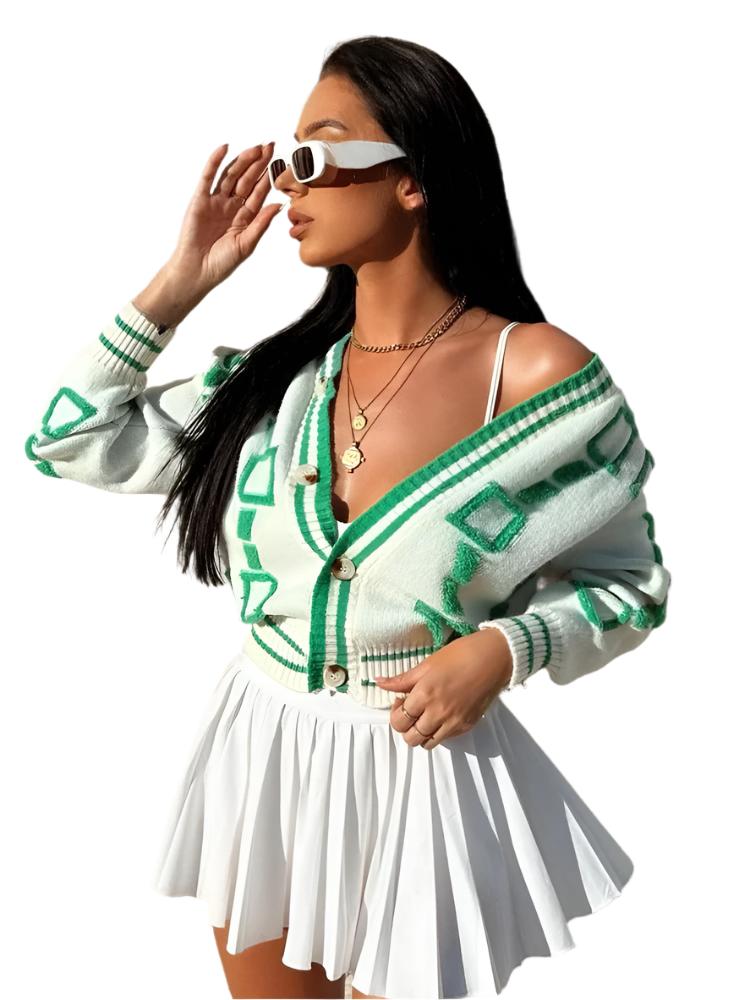 Cardigan Tricoté Tendance Pour Femme | Court