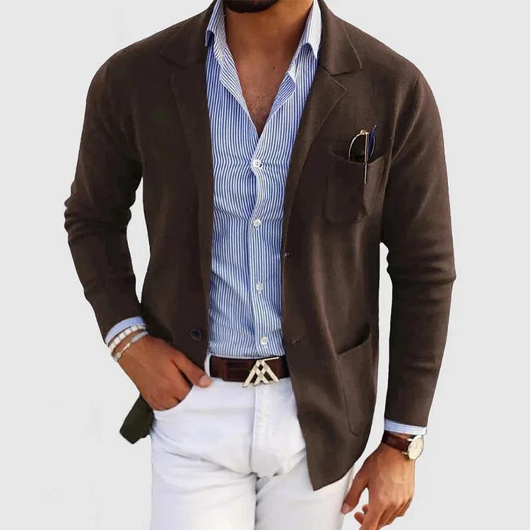 Blazer Homme À Manches Longues | Col Revers