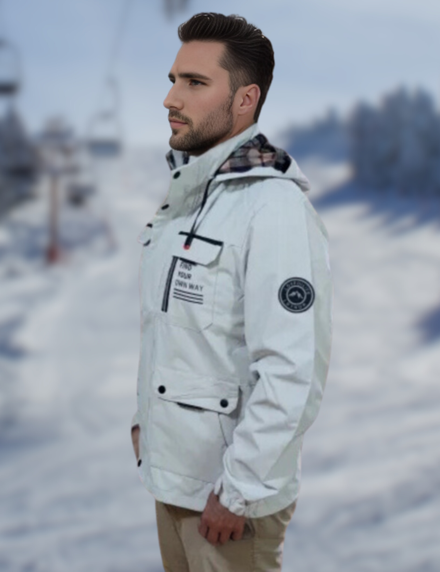 Veste Pour Homme Avec Capuche Amovible | Manches Longues