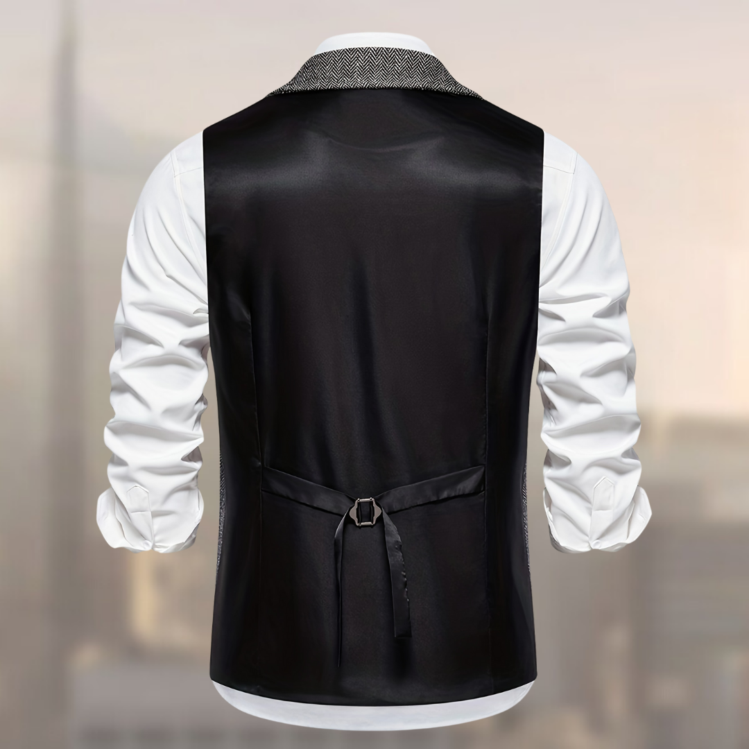 Gilet Boutonné Sans Manches Pour Homme | Vintage