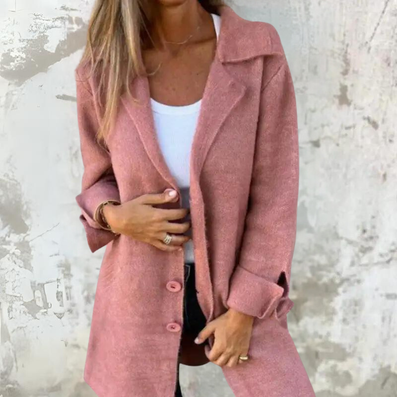 Manteau D’hiver Boutonné Pour Femme | Long