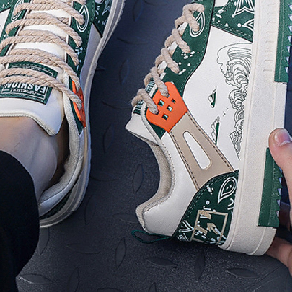 Chaussures de planche décontractées pour hommes | À lacets