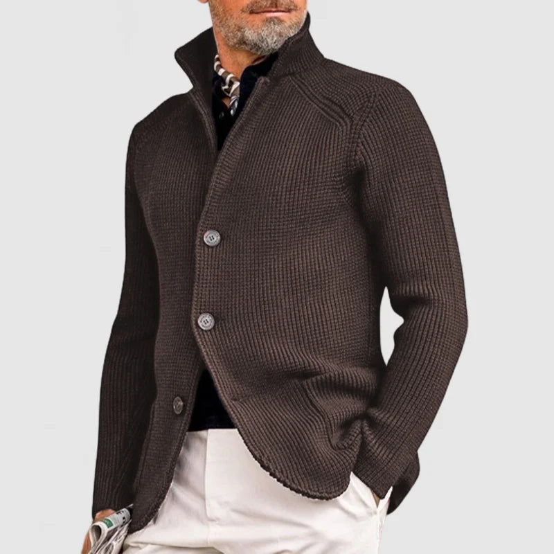 Cardigan Boutonné Tendance Pour Homme | Manches Longues