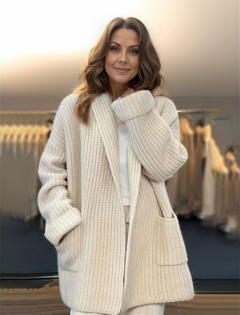 Gilet Tricoté Pour Femme | Avec Poche