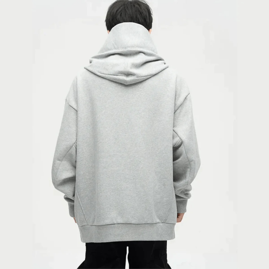Sweat À Capuche D'hiver Surdimensionné Pour Homme | Avec Poche
