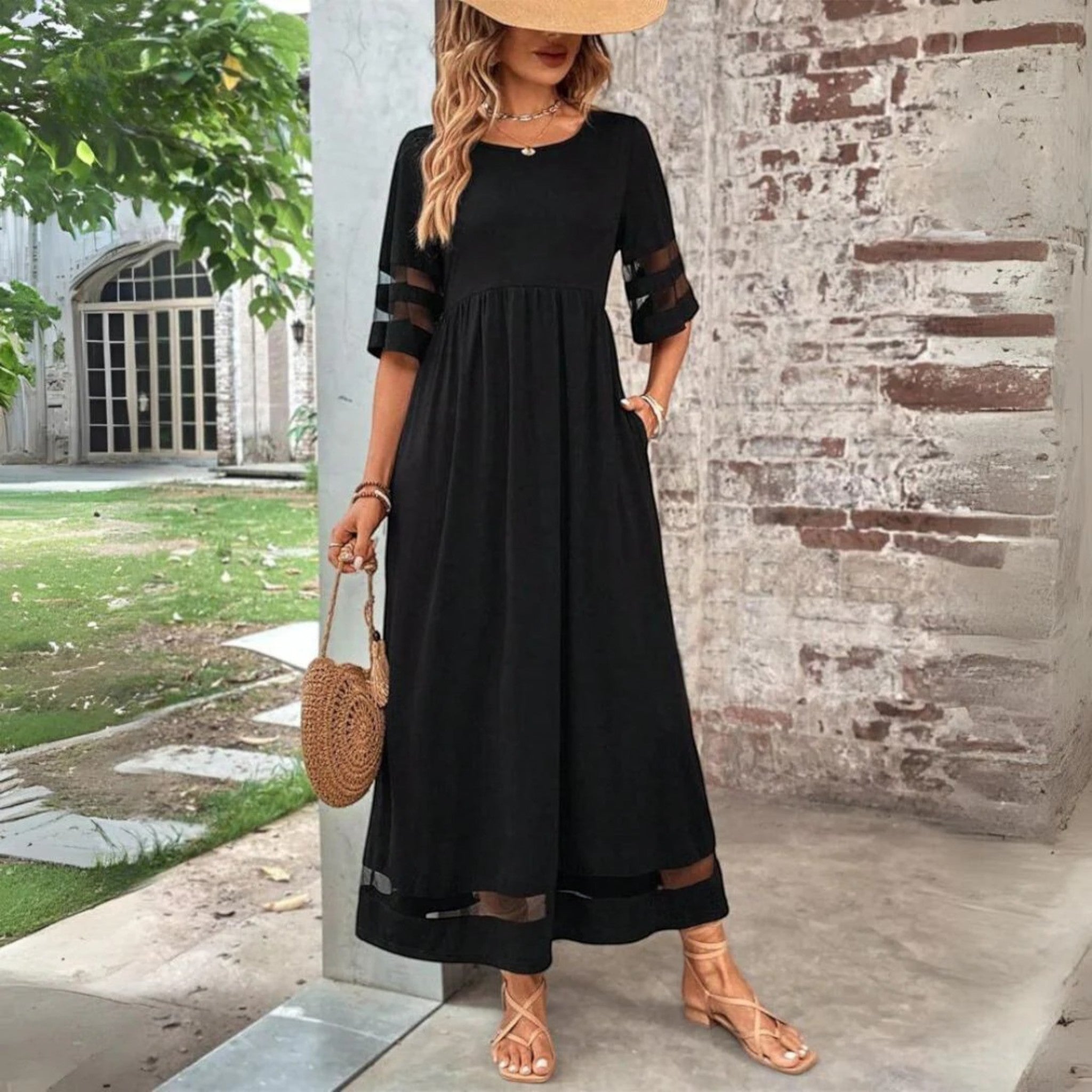 Angela | Robe De Tous Les Jours À Manches Courtes Pour Femmes