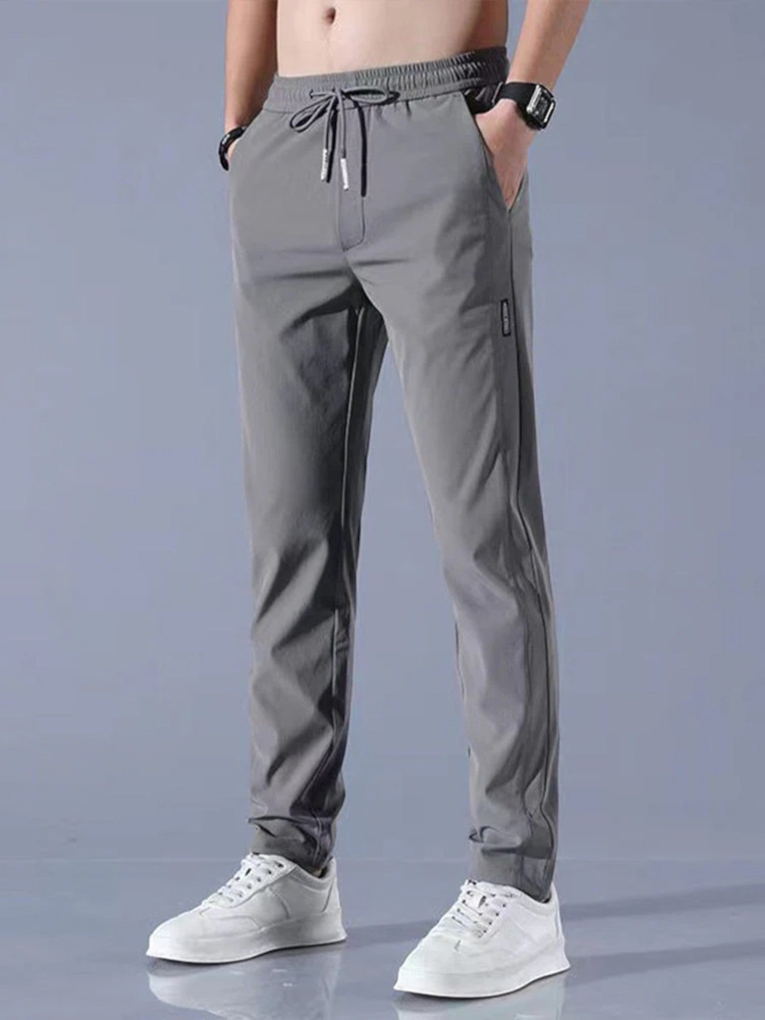 Tobias | Pantalon Décontracté Extensible Pour Homme | Long