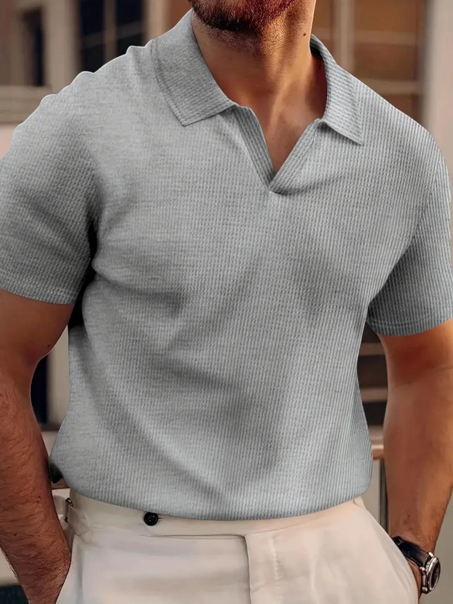 Adrian | Polo Élégant Pour Homme | Manches Courtes