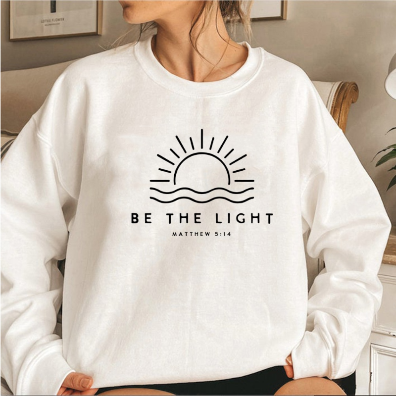 Sweat-Shirt À Col Rond Graphique Classique Pour Femmes | Manches Longues