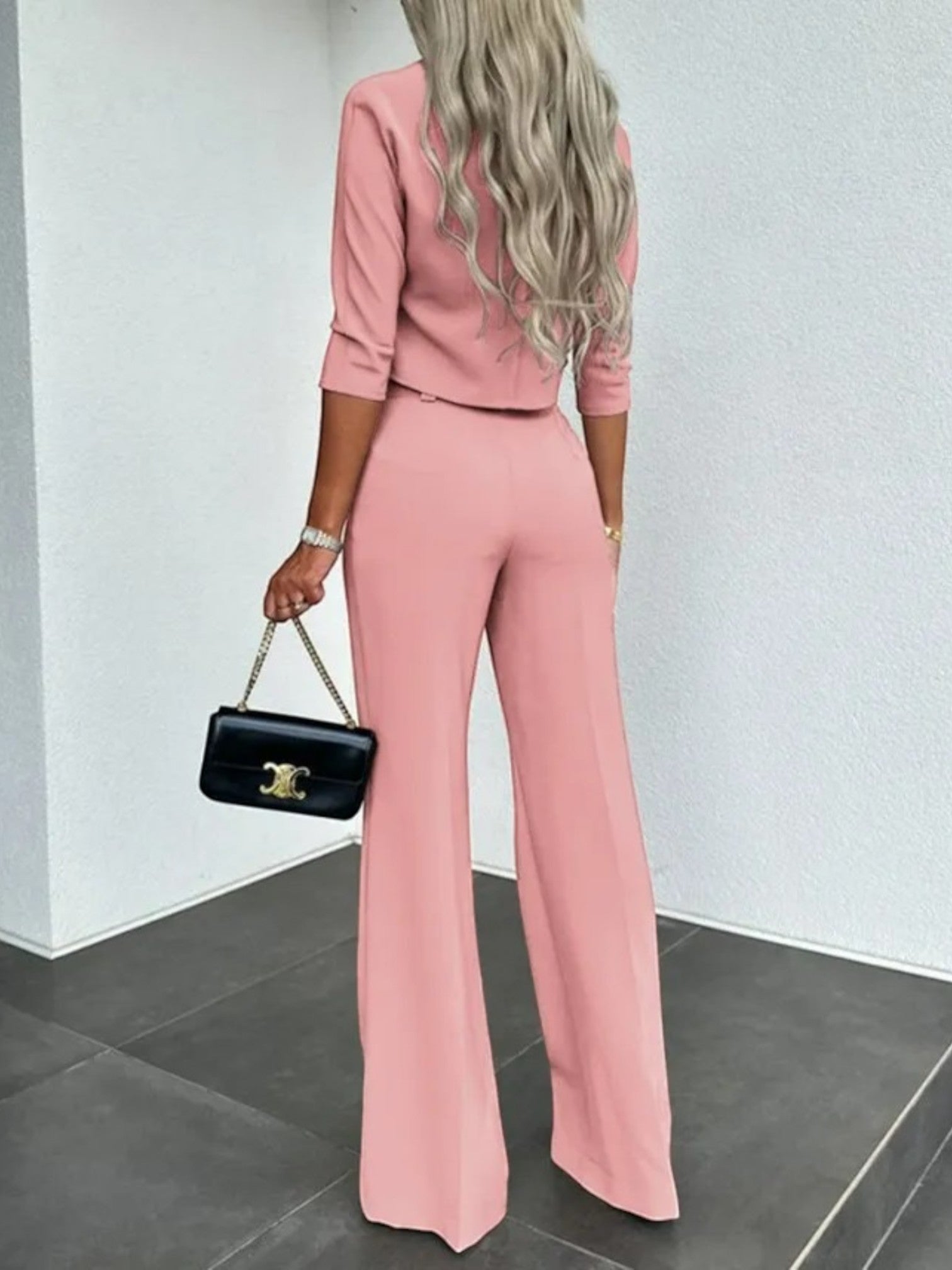 Ensemble Deux Pièces Tendance Pour Femme | Haut Et Pantalon